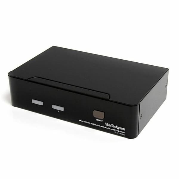KVM-Brytare Startech SV431USB Svart