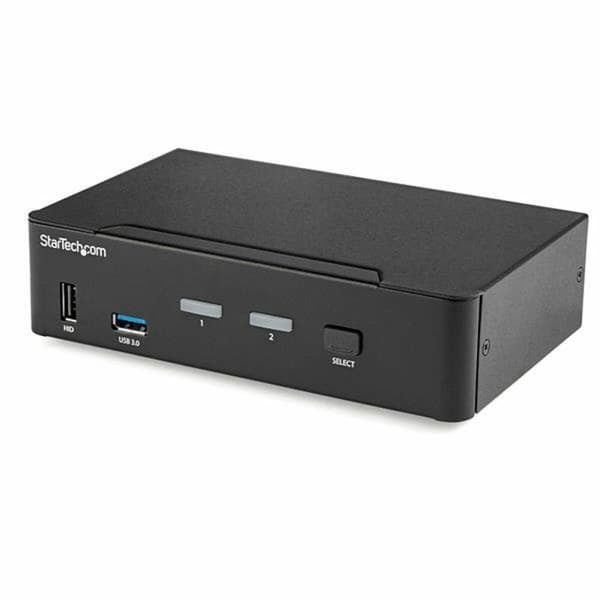KVM-Brytare Startech SV231DPU34K Svart
