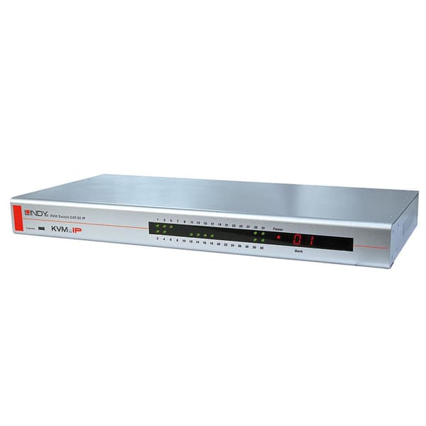 KVM-Brytare LINDY 39631 Silver