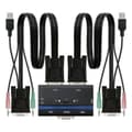Miniatyrbillede 1 af 3: KVM-kontakt NANOCABLE 10.12.0001 1,4 m