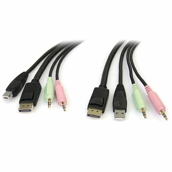 KVM svitsj Startech DP4N1USB6