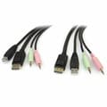 Miniatyrbilde 2 av 2: KVM svitsj Startech DP4N1USB6
