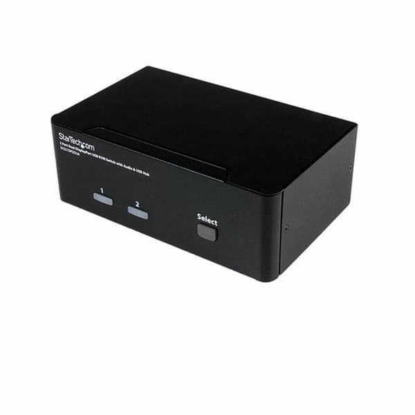 2-Port KVM Svitsj Startech SV231DPDDUA Svart