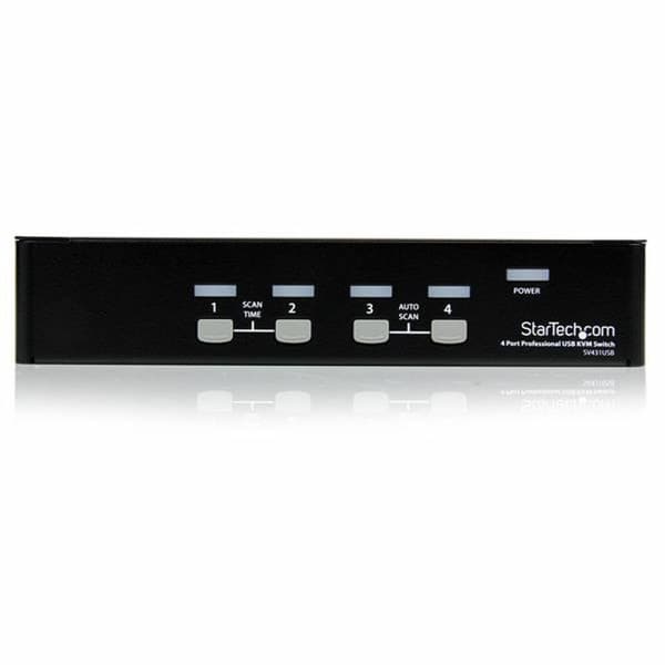 KVM svitsj Startech SV431USB Sort