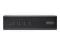 Miniatyrbild 4 av 5: StarTech.com 4-Port Dual-Monitor DisplayPort KVM Switch, 4K 60Hz, 2x USB 5Gbps Hub Ports, 2x USB 2.0 HID Ports, Hotkey and Push-Button Switching, TAA