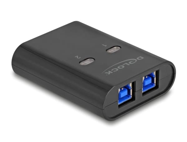 Delock - USB switch - 5 Gbps, 2 PC to 1 device - 2 x USB - stasjonær