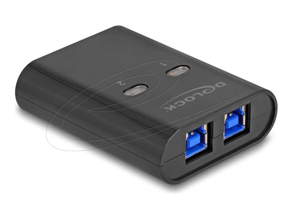 Delock - USB switch - 5 Gbps, 2 PC to 1 device - 2 x USB - stasjonær