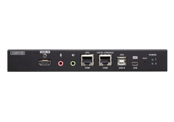 ATEN CN9850 - Omkopplare för tangentbord/video/mus - fjärrdelad åtkomst av en port, 4K, HDMI - 4 x KVM port(s) - 1 lokal användare - rackmonterbar