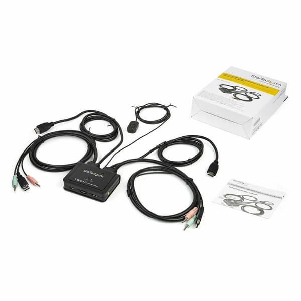KVM-Brytare Startech SV211HDUA4K