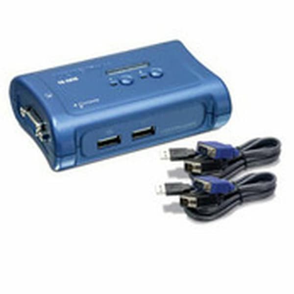 KVM-kontakt Trendnet TK-207K 1,2 m Blå