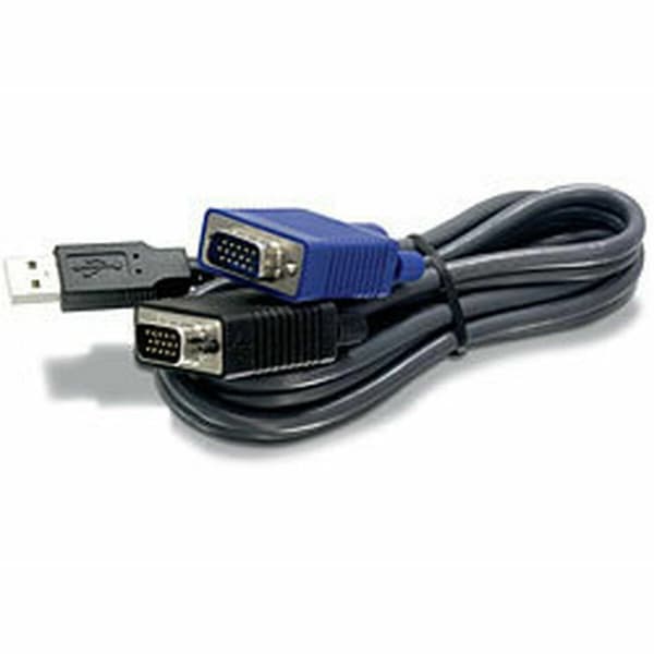 Kaapeli KVM Trendnet TK-CU06              Musta 1.8 m