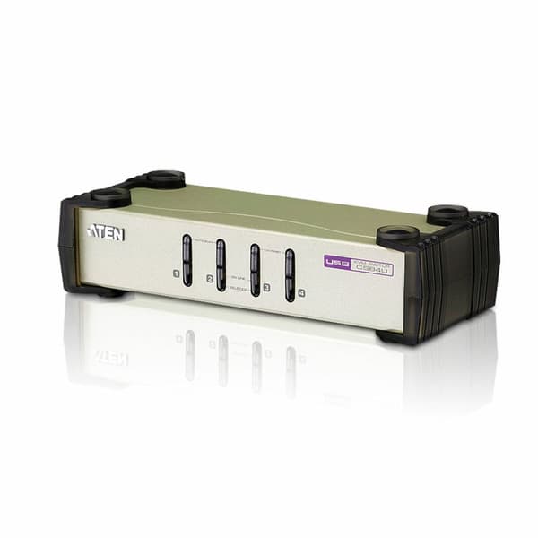 KVM-kytkin Aten CS84U musta, Harmaa
