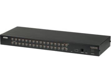 ATEN KH1532A, 1920 x 1200 piksler, Ethernet/bredbåndsforbindelse, Full HD, Rack-montering, 4,8 W, 1U Sort