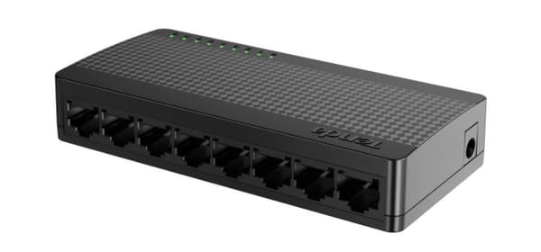 Tenda SG108M netværksswitch Ustyret Gigabit Ethernet (10/100/1000) Sort