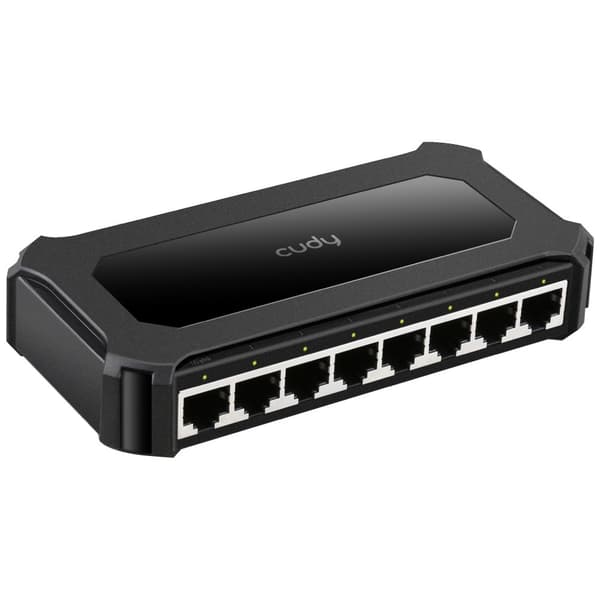 Cudy GS108D nätverksswitch Gigabit Ethernet (10/100/1000) Svart
