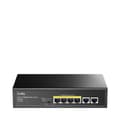 Miniatyrbild 1 av 4: Cudy FS1006P nätverksswitch Fast Ethernet (10/100) Power over Ethernet (PoE) Svart