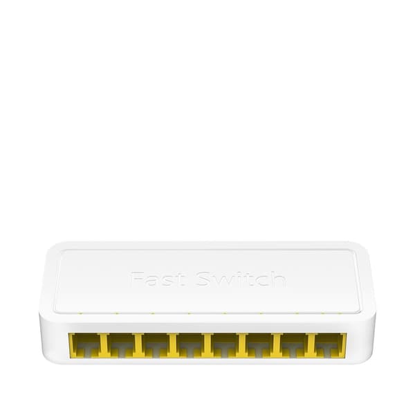 Cudy FS108D nätverksswitch Fast Ethernet (10/100) Vit Vit