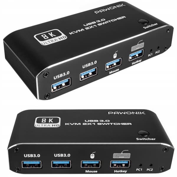 KVM KONSOL HDMI 2.1 Switch Switch 4K120Hz 8K