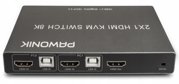 KVM-KONSOLI HDMI 2.1 -kytkinkytkin 4K120Hz 8K