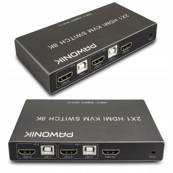 KVM-KONSOLI HDMI 2.1 -kytkinkytkin 4K120Hz 8K