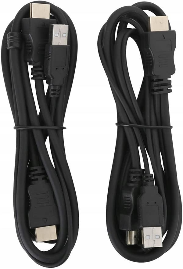 KVM-kytkin HDMI 2x1 kytkin 3xUSB +2 HDMI-KAAPELI