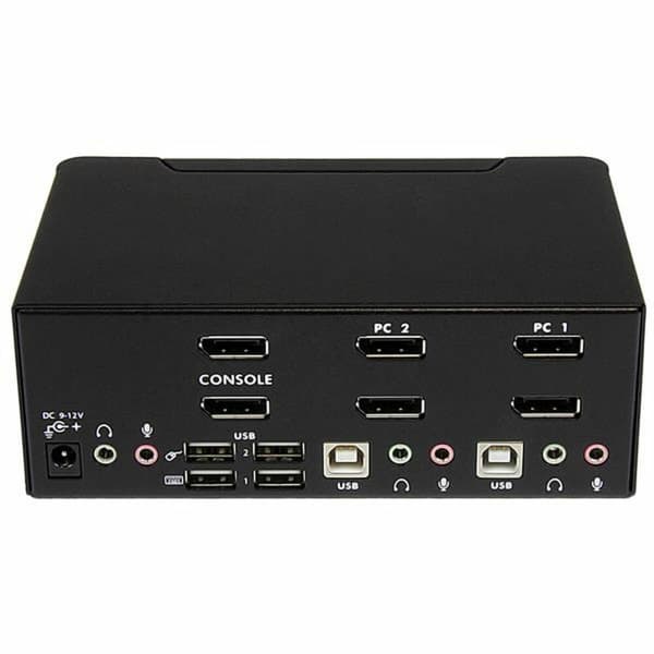KVM -kontakt med 2 porte Startech SV231DPDDUA2