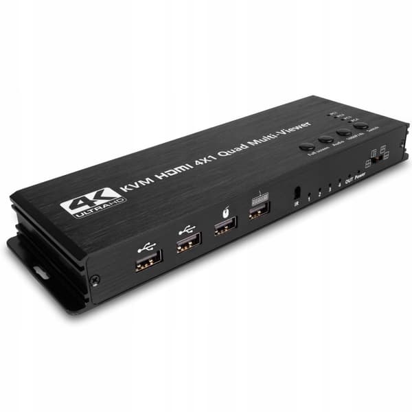 HDMI KVM SWITCH 4x1 SPLITTER 4xUSB MULTVIEWER