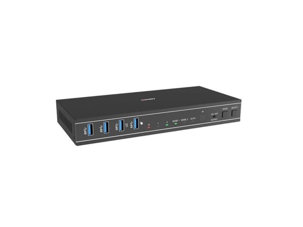 Lindy 39314, 4096 x 2160 piksler, 4K Ultra HD, Sort