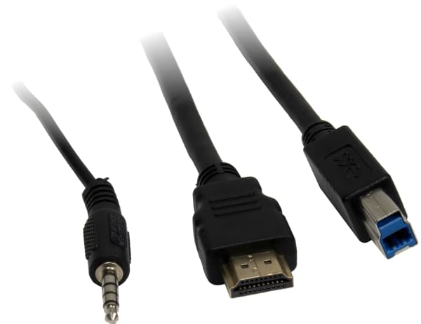 Inter-Tech IPC KVM Switch AC-41HUS HDMI, 4K@60Hz