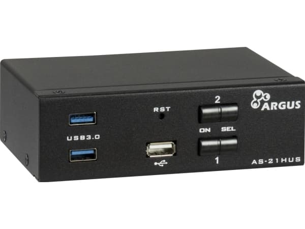 Inter-Tech IPC KVM Switch AC-21HUS HDMI, 4K@60Hz