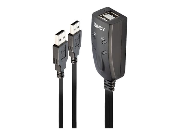 Lindy 2 Port USB KM Switch - Tastatur/mus-switch - 2 x USB - stasjonær