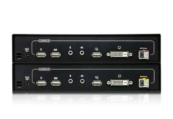 ATEN CE 680 Local and Remote Units - KVM / lyd / seriell / USB-svitsj - USB - opp til 600 m - 1310 nm / 1550 nm