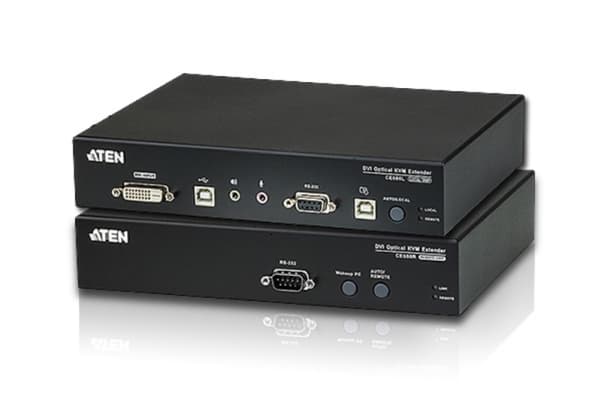 ATEN CE 680 Local and Remote Units - KVM / lyd / seriell / USB-svitsj - USB - opp til 600 m - 1310 nm / 1550 nm