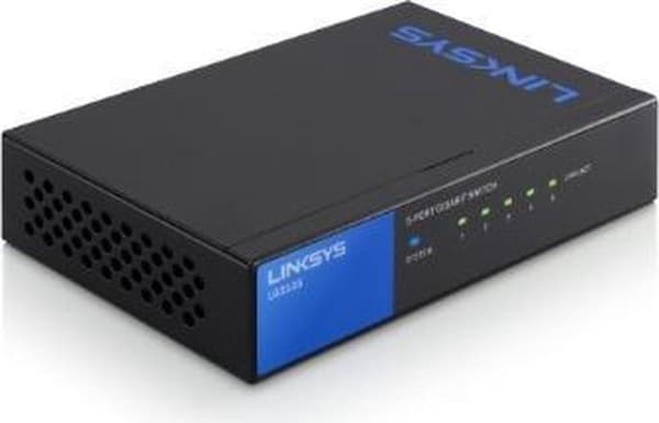 Linksys Business LGS105 - Switch - obevakad - 5 x 10/100/1000 - stationär - AC 100/230 V