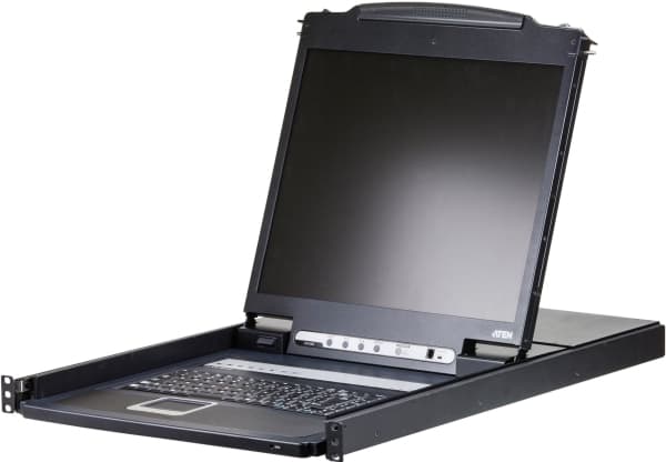 ATEN CL1308N KVM-svitsj, 48 cm TFT, VGA, PS/2-USB, 8 porter, britisk layout