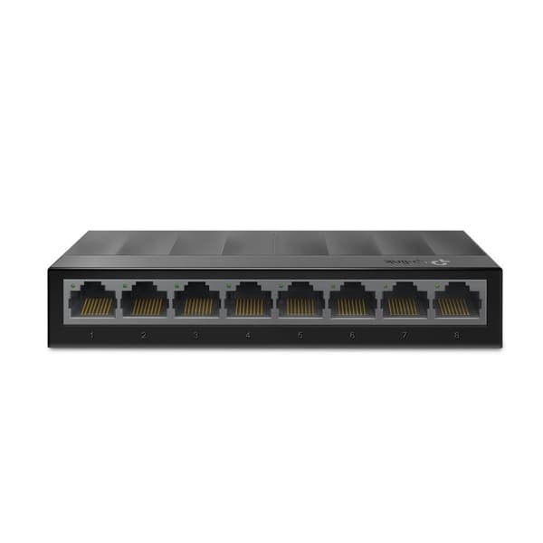 TP-LINK LS1008G - Unmanaged Switch - 8 porte Sort