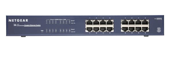 Netgear ProSafe JGS516 - Switch Blå