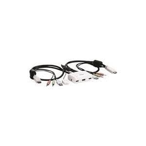 TRENDnet TK 215i - KVM/Audio switch - USB - 2 x KVM/Audio - 1 lokal bruger - Desktop (TK-215I)