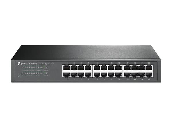 TP-LINK TL-SG1024D - Switch - 24 x 10/100/1000 - Desktop, rackmonterbar