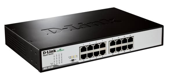D-Link DGS-1016D - Switch - 16 porte - EN, Fast EN, Gigabit EN - 10Base-T, 100Base-TX, 1000Base-T (DGS-1016D/E)