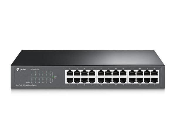 TP-Link TL-SF1024D - Kytkin - 24x10/100 - Pöytäkone (TL-SF1024D VER2.0)