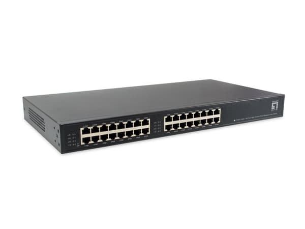 LevelOne PoE HUB POH-1620 16x GE MidSpan 48,30 cm (19") 400 W (POH-1620)