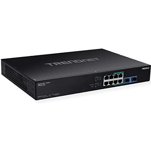 TRENDnet TPE BG102G - Switch - uadministreret - 8 x 10/100/1000 (PoE++) + 4 x 10/100/1000 (PoE+) + 2 x SFP - rackmonterbar - PoE++ (240 W) - AC 100 -