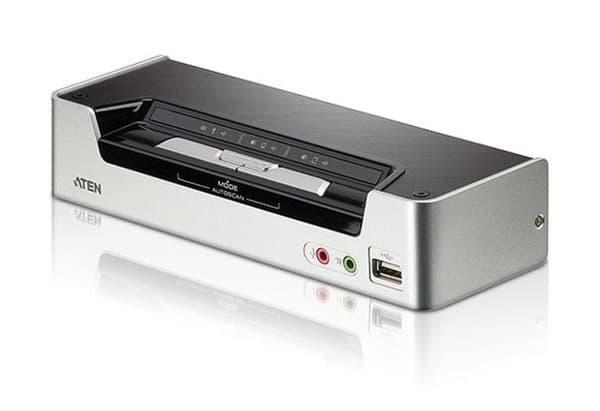 ATEN CubiQ CS1792 - KVM/Audio switch - 2 x KVM/Audio - 1 lokal bruger - desktop