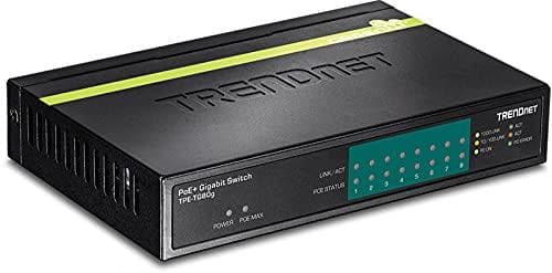 TRENDnet TPE TG80G GREENnet PoE+ Switch - Switch - 8 x 10/100/1000 (PoE+) - Desktop - PoE+ (TPE-TG80G)