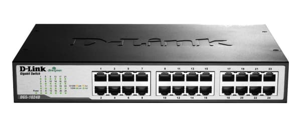 24-portars 10/100/1000 Gigabit Desktop Switch