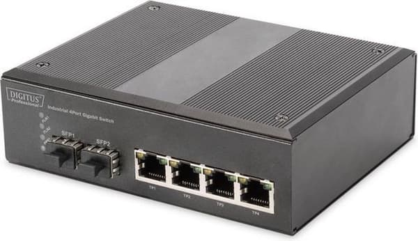 Digitus DN-651106 nätverksswitch Unmanaged L2 Gigabit Ethernet (10/100/1000) Svart