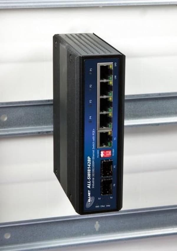 ALLNET 134037 Ikke-administreret netværksswitch Gigabit Ethernet (10/100/1000) Power over Ethernet (PoE) Sort Sort