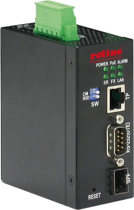 ROLINE 21.13.1138 Network Media Converter 100 Mbit/s Multi-Mode Black (21.13.1138)