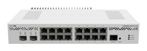 MikroTik Cloud Core Router CCR2004-16G-2S+PC - router - 16-portars switch - 10 GigE - rackmonterbar (CCR2004-16G-2S+PC) Vit